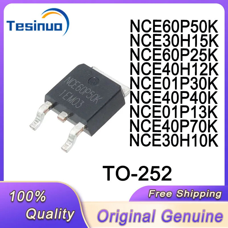 1-5PCS NCE60P50K NCE30H15K NCE60P25K NCE40H12K NCE01P30K NCE40P40K NCE01P13K NCE40P70K NCE40P10K NCE