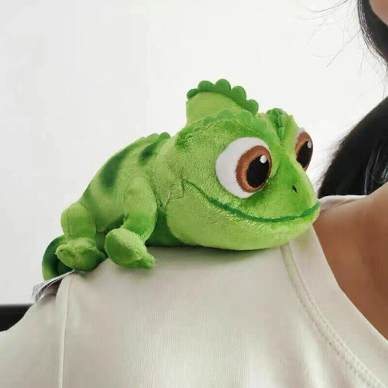 ตุ๊กตาสัตว์ 16 ซม. Pascal Rapunzel Chameleon ของเล่นตุ๊กตาไหล่ ของขวัญเด็ก