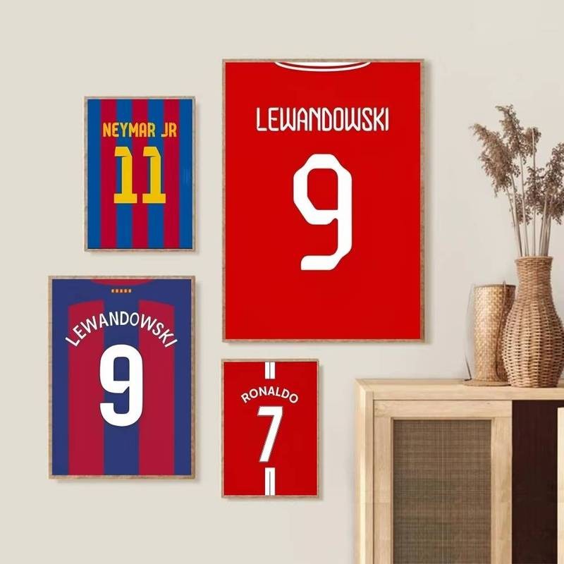 ตํานานฟุตบอลที่มีชื่อเสียงโปสเตอร์สติ๊กเกอร์ติดผนังย์ รูปที่ 2