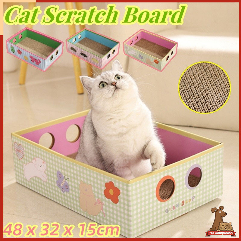 Cat Scratching Toy Pet Scratcher Cat Scratching Board ของเล่นทนทานสําหรับ Enjoy Together