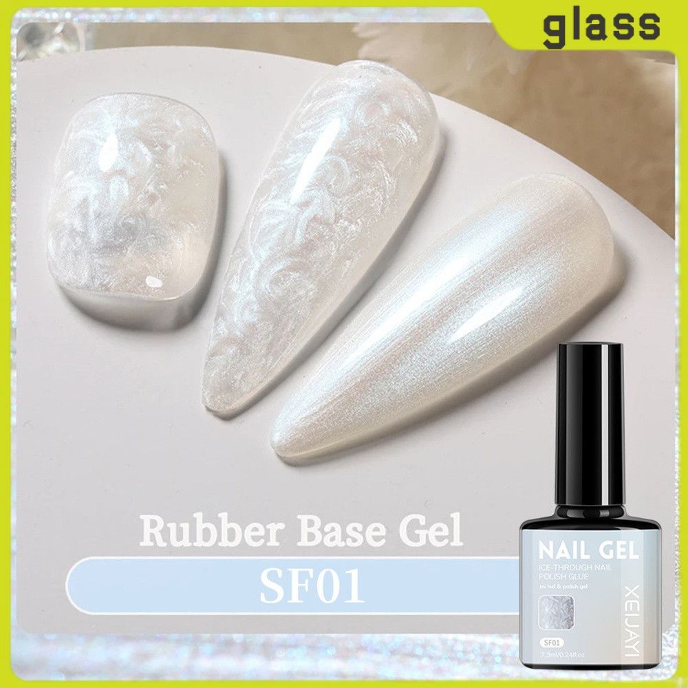 COD Manicure Xeijayi Pearl White Gel Nail Polish น้ำยาทาเล็บแบบมุกสีขาวมุก ใหม่ล่าสุด มุกเกลียวซาติน สร้างร้านทำเล็บที่หรูหราและเก๋ไก๋<glass>
