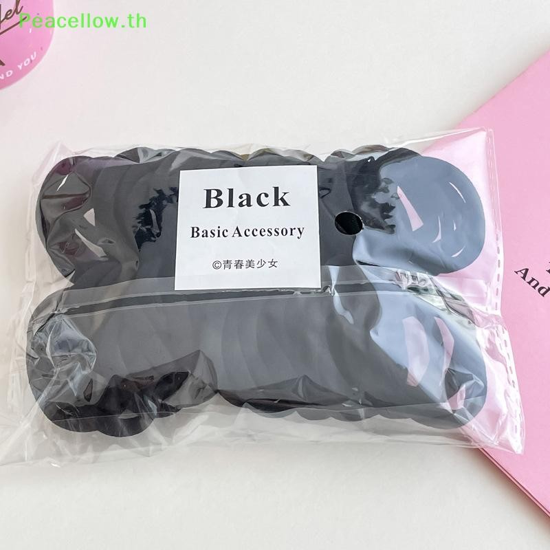 ความสงบ ผ้าขนหนูแหวนไม่เจ็บผูกผมยางรัดผมแหวนผมยืดหยุ่นสูงเชือกเด็กผู้หญิงเชือกผมเด็กไทย - รูปที่ 6