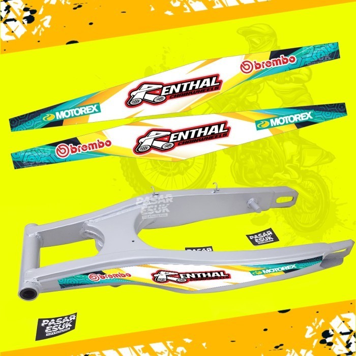 สติ๊กเกอร์รูปลอกสวิงอาร์ม KTM Lislas Trail Supermoto Universal Color Variations ซ้ายและขวา KLX CRF WR Vixion KX YZ Gordon Megapro วัสดุพรีเมี่ยม