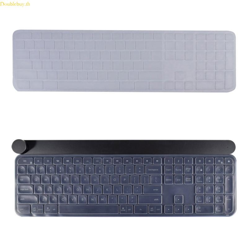 Doublebuy ฝาครอบแป้นพิมพ์สําหรับ Craft Mx Keys คีย์บอร์ดตามหลักสรีรศาสตร์ซิลิโคนกันน้ําแป้นพิมพ์ป้องกันผิวเปลี่ยน