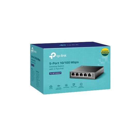 TP LINK TL-SF1005LP TL SF1005LP 5-Port 10/100Mbps Desktop Switch พร้อม PoE 4-Port