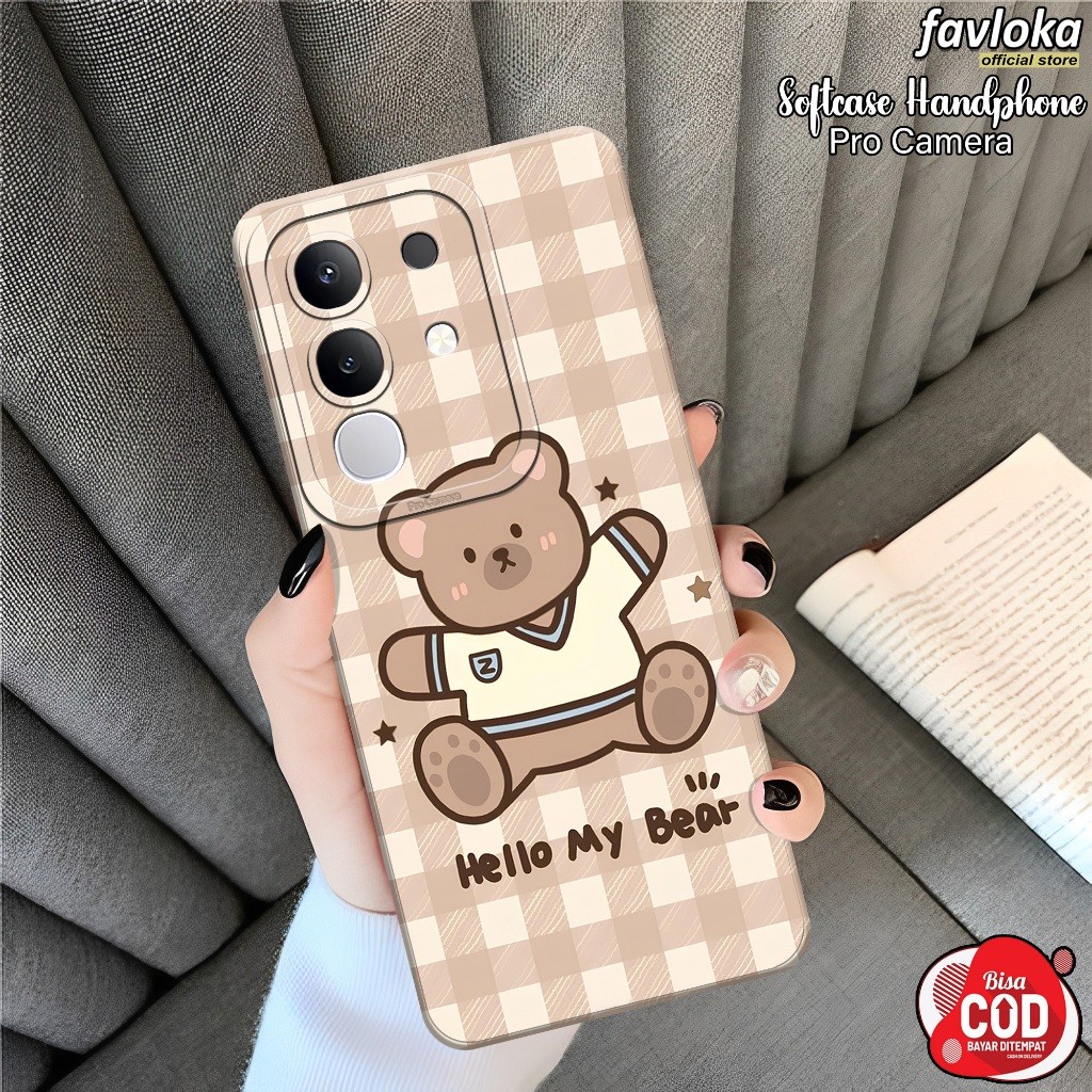 HP เคส VIVO Y29 4G 2025 ล่าสุด - FAVLOOKA - เคสแฟชั่นการ์ตูน - VIVO Y29 4G Softcase - Macaroon Tpu P