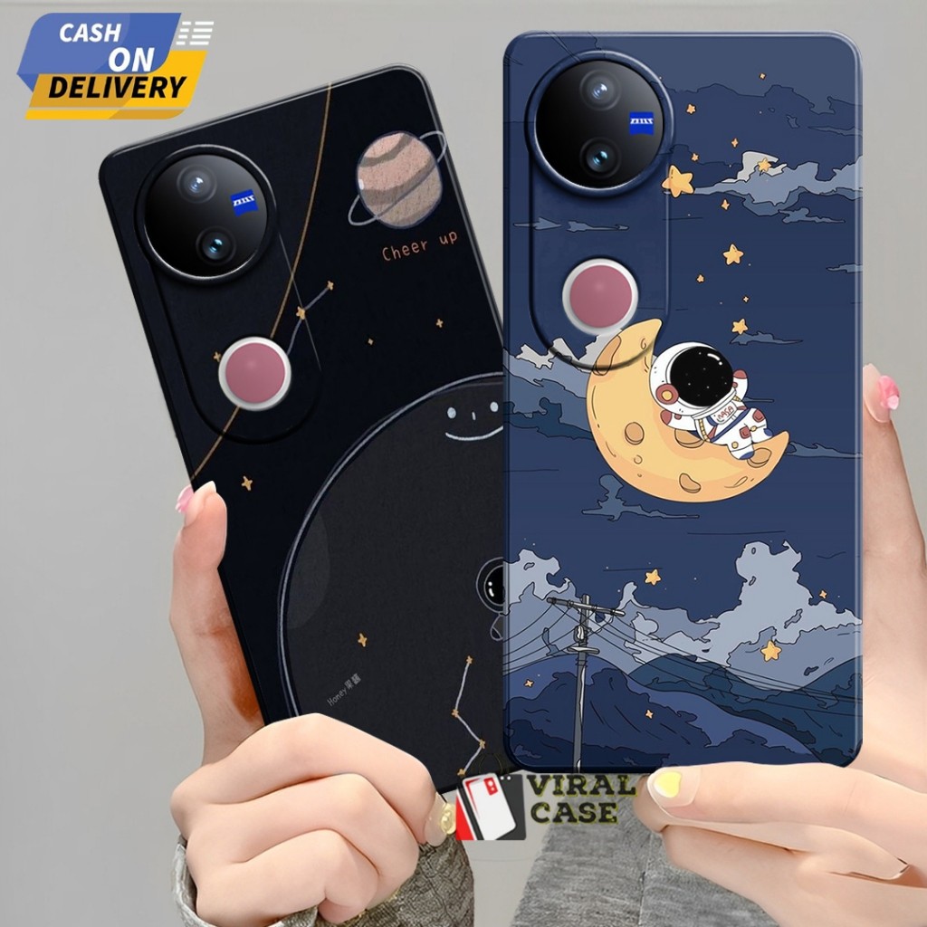 HP เคส VIVO V50 5G 2025 ล่าสุด - เคสแฟชั่น Aesthetic - เคส VIVO V50 5G - เคส Pro Camera Silicone - V