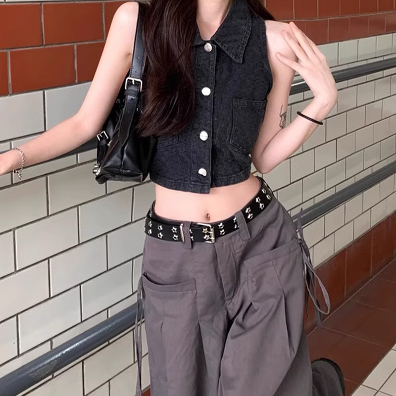 ในไทย💖เข็มขัดเจาะรูสไตล์สไตล์อเมริกัน สาวฮอต พังค์สส ไตล์วินเทจ เข็มขัดสตรี ดาวสองแถวการออกแบบ ปรับได้.COD - รูปที่ 4