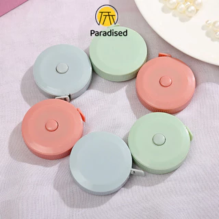 💕 เทปวัดแบบยืดหดอัตโนมัติ 1.5 ม. เทปวัดพลาสติก ไม้บรรทัดวัดเสื้อผ้าแบบอ่อน paradised