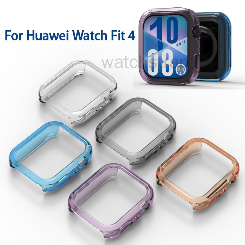 Soft TPU สําหรับ Huawei Watch Fit 4 กรอบกันชน Protector สําหรับ Huawei Watch Fit 4 ฝาครอบกรณี