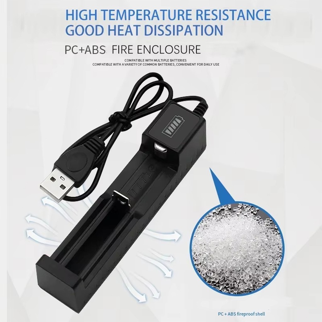 ของมาใหม่！เครื่องชาร์จถ่าน usb 3.7V รองรับถ่าน 18650 /17670/14500 แท่นชาร์จbattery - รูปที่ 6