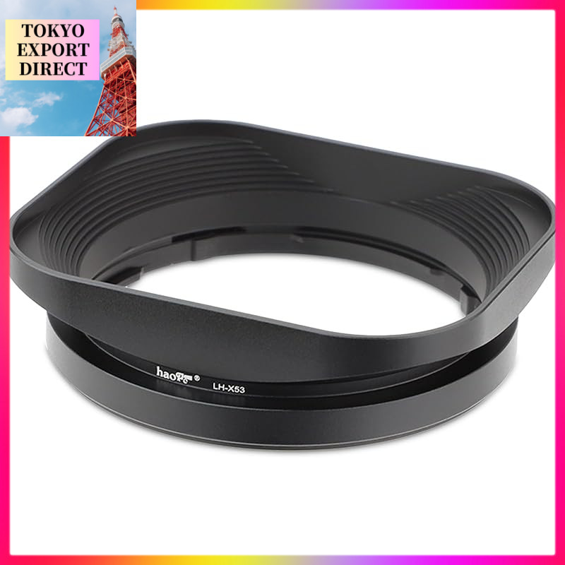 Haoge LH-X53 Bayonet Metal Square Lens Hood Shade for Fujifilm Fujinon XF 35mm F1.4 R / XF35mmF1.4 R