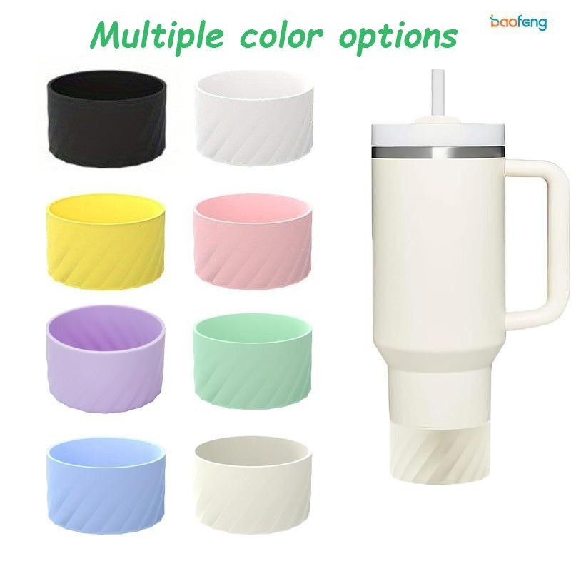 ขวดน้ําซิลิโคน Boot ขวดน้ํา Protector ฝาครอบ Tumbler ซิลิโคน Boot สําหรับ Stanley Tumbler