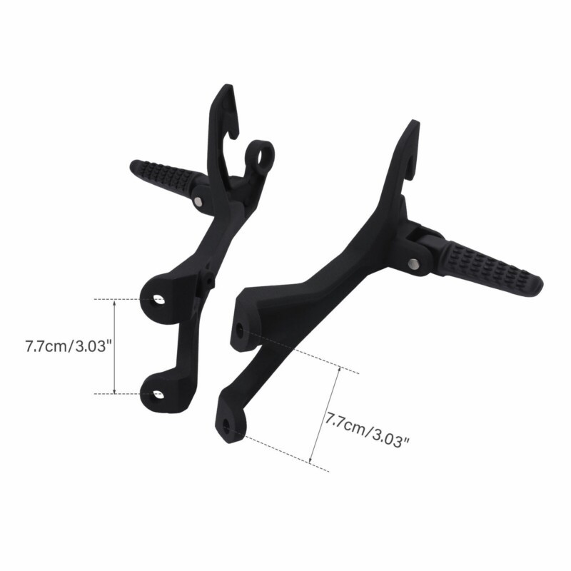 KAWASAKI ด้านหลังผู้โดยสารพักเท้าตอกยึดสําหรับคาวาซากินินจา400 2018-2024 Z400 2019-2024 Z500 2024 - รูปที่ 3