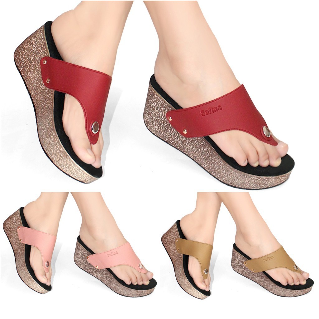 S6 ORI Womens Wedge Sandals - รองเท้าแตะลําลองผู้หญิง Wedge Sandals READY