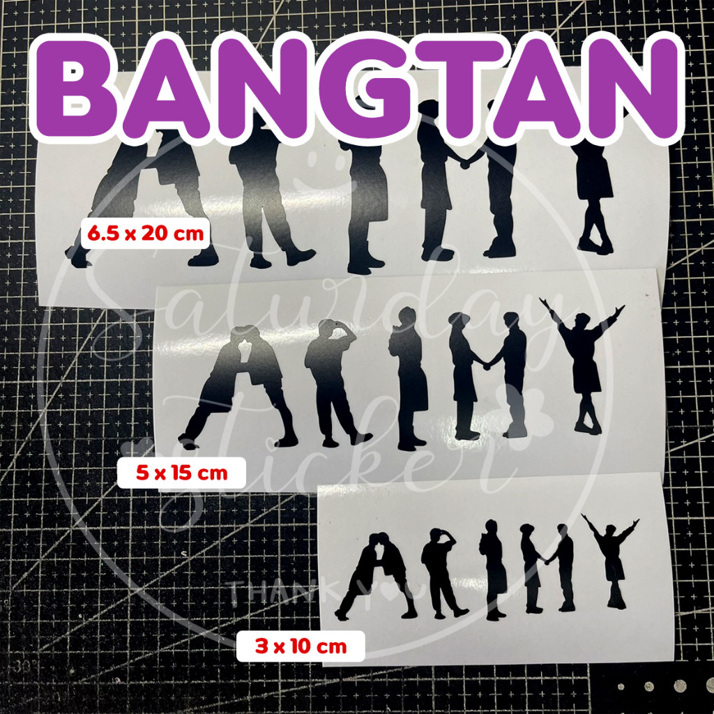 Saturdaysticker 2 - สติ๊กเกอร์ บีทีเอส สำหรับติดตกแต่ง รถ หรือ อื่น ๆ ได้