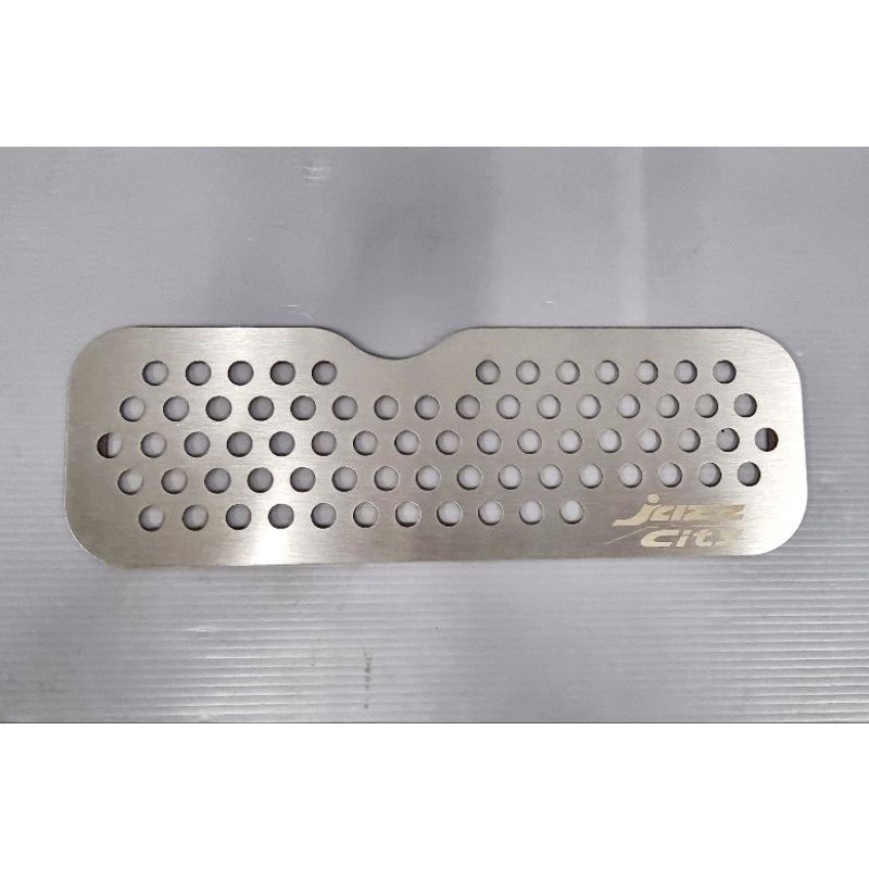 แผ่นกันหนู กันงู  ตะแกรงกันหนูเข้ารถยนต์ ช่องแอร์ Honda City/Jazz งานสแตนเลส เกรด 304 แท้ งานขัดผิวเ