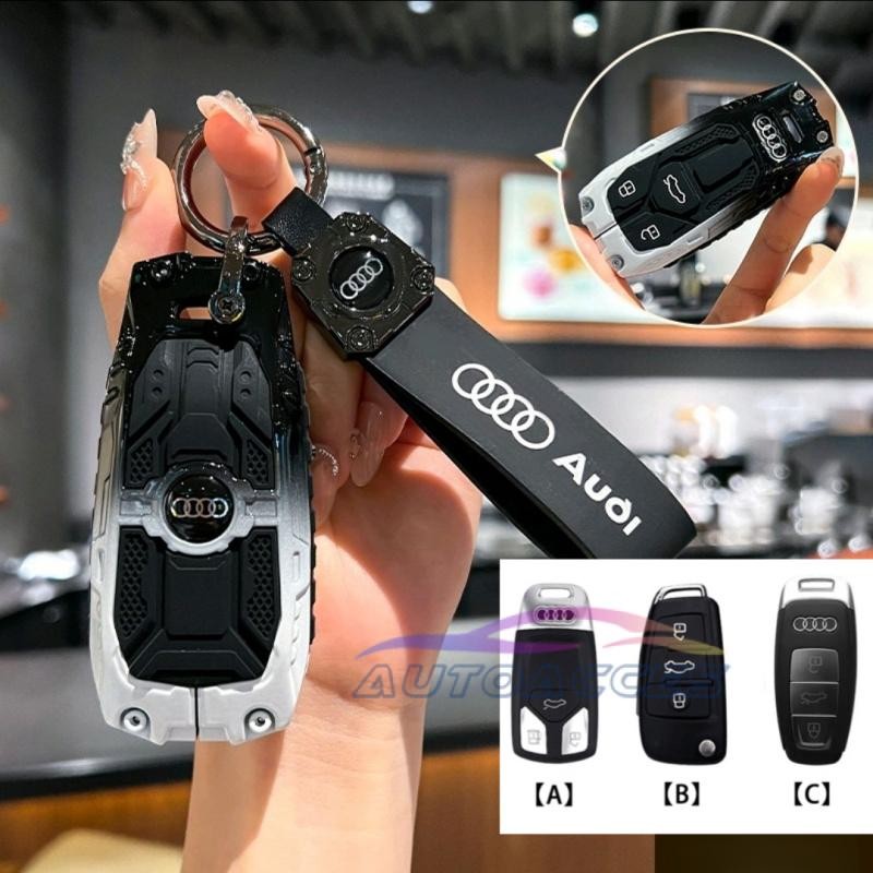 กระเป๋าใส่กุญแจรถยนต์สำหรับ Audi A1 A3 A4 A5 A6 A7 A8 C7 TT Audi A6L B9 C8 A8L E-tron Audi Quattro Q