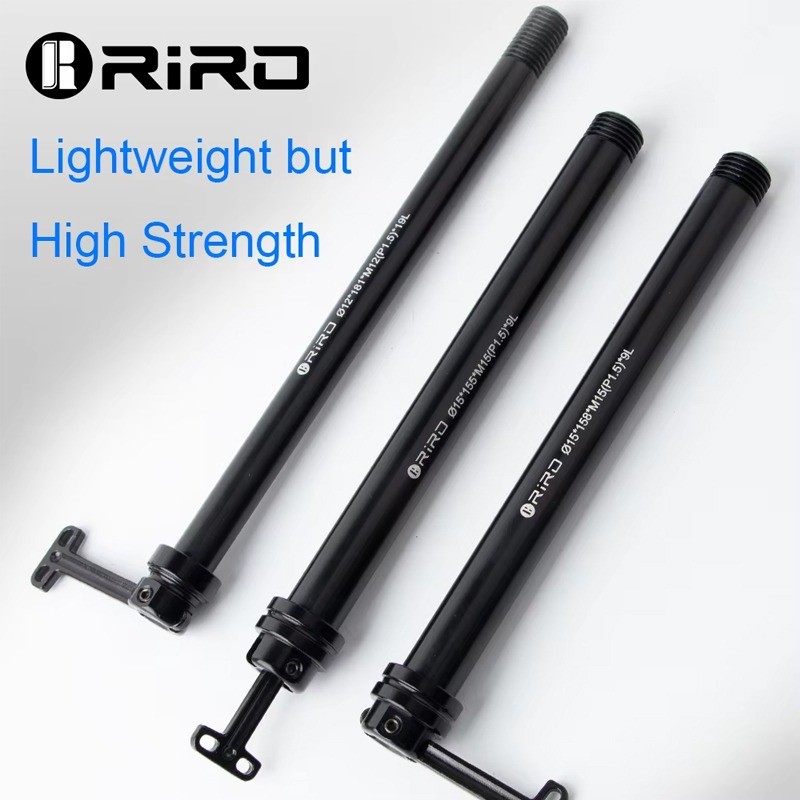 จักรยานซ่อน Quick Release Barrel Shaft Rod 12x120 12x128 AL7075 CNC Thru เพลา Lever ทนทานสำหรับขี่จักรยาน Accessorie