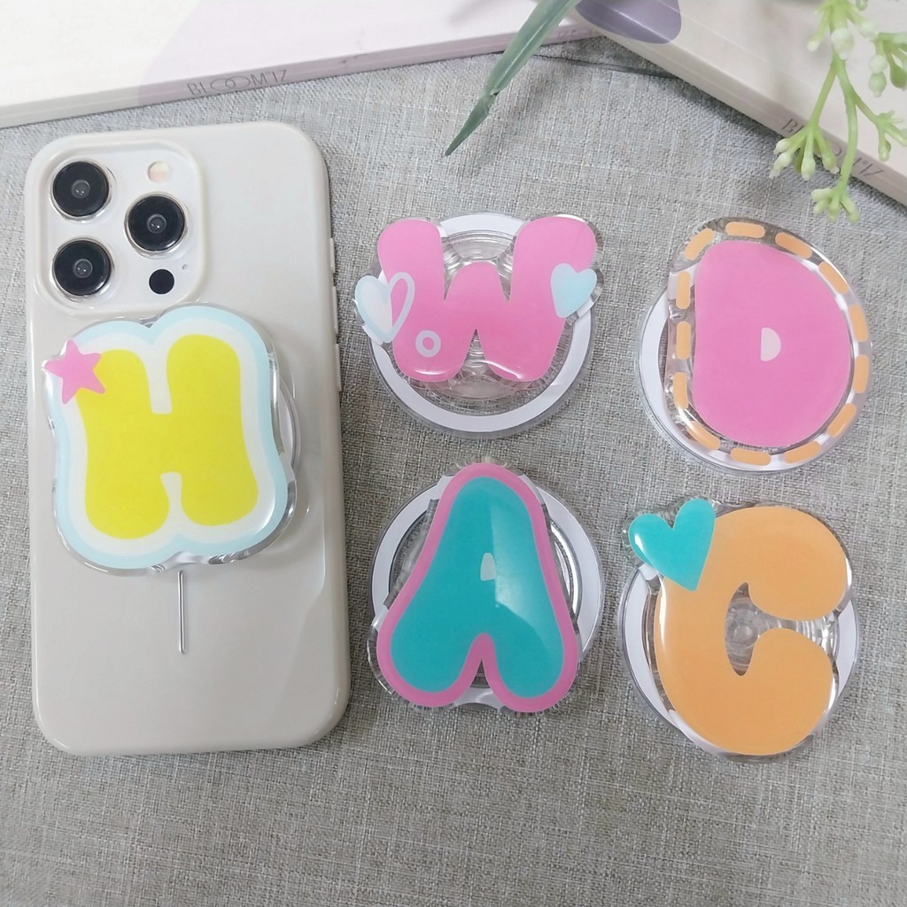 Griptok ฐานแม่เหล็ก ตัวอักษร A-Z ฐานแม่เหล็ก ติดกับเคสแม่เหล็ก ที่ติดโทรศัพท์ ของขวัญ ของแจก ของปัจฉิม ของชำร่วย ปีใหม่