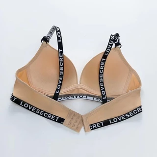【คละสี 7 ชิ้น!!!】#399 พร้อมส่ง เสื้อใน ด้วยฟองน้ำเสื้อชั้นในไม่มีโครงขอบตัวหนังสือ size 32-38 กระดุมสามแถว ราคาส่ง