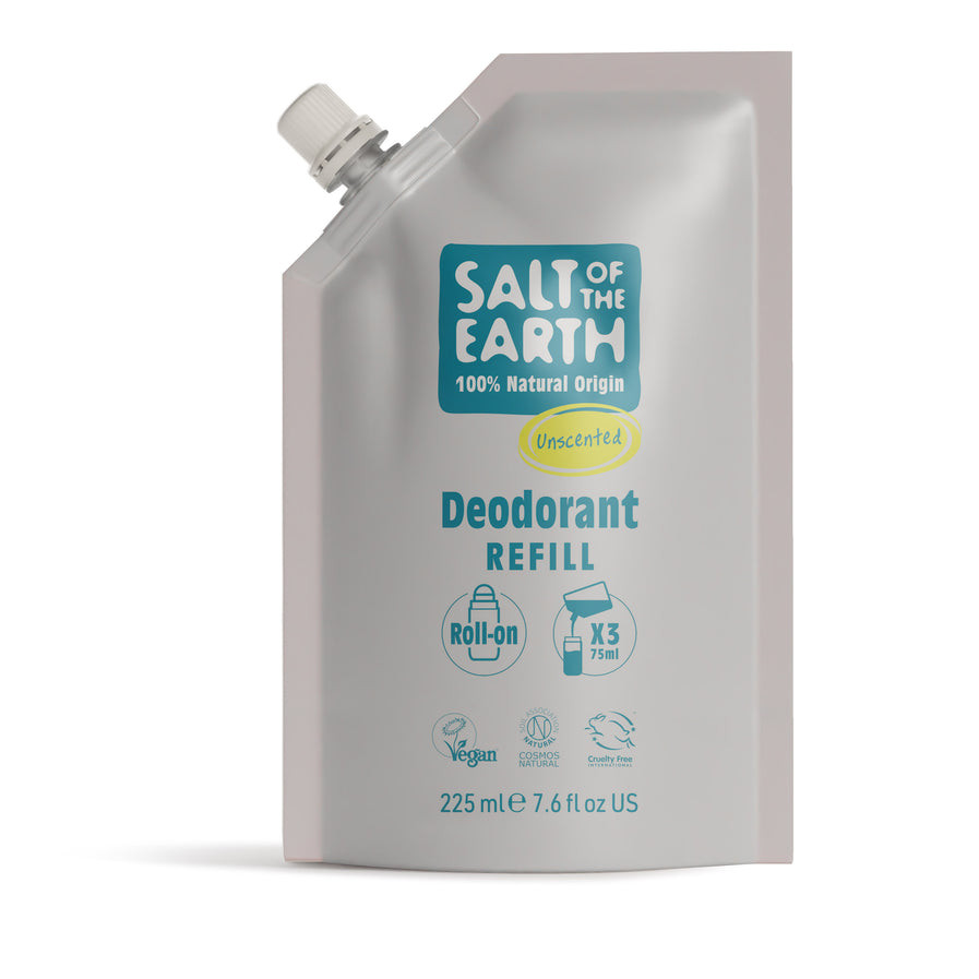 Salt of the Earth, Unscented Natural Roll-On Refill 225ml