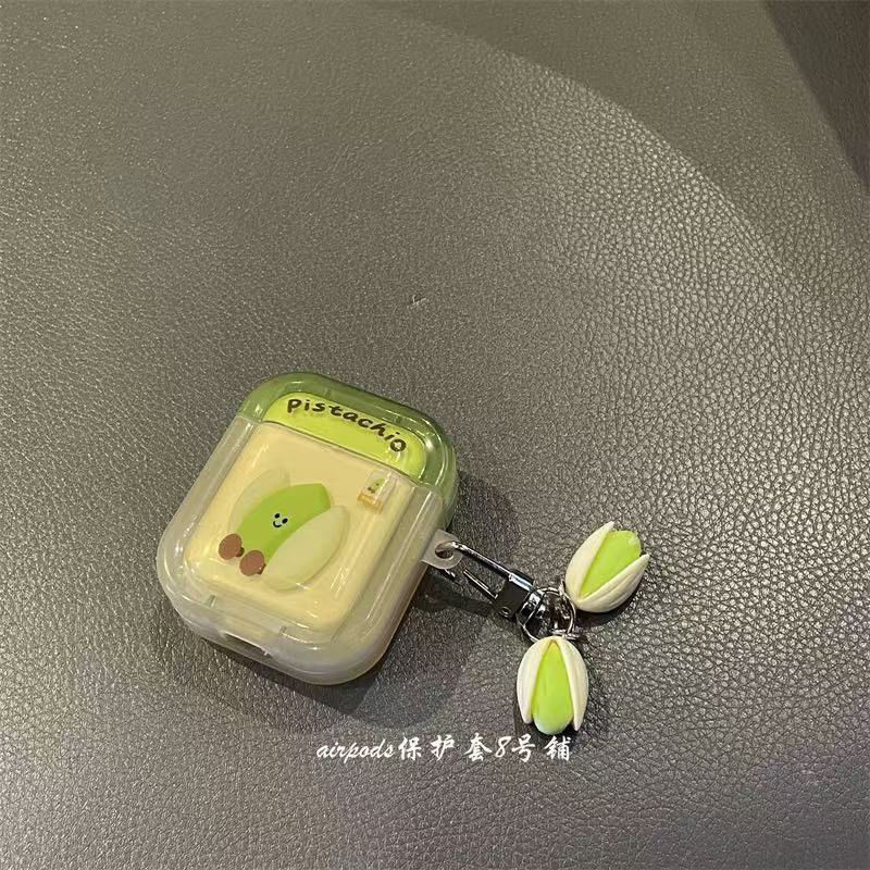 การแสดงออกของพิสตาชิโอเหมาะสําหรับ Lenovo lp40pro เคสหูฟัง LP40 ไร้สาย Lenovo LP40 เคสป้องกันหูฟัง