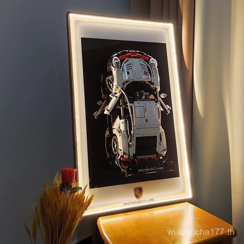 ใช้ได้กับกรอบติดผนังรถ Lego Bricks รุ่น Porsche 911 Ferrari Lamborghini McLaren F1
