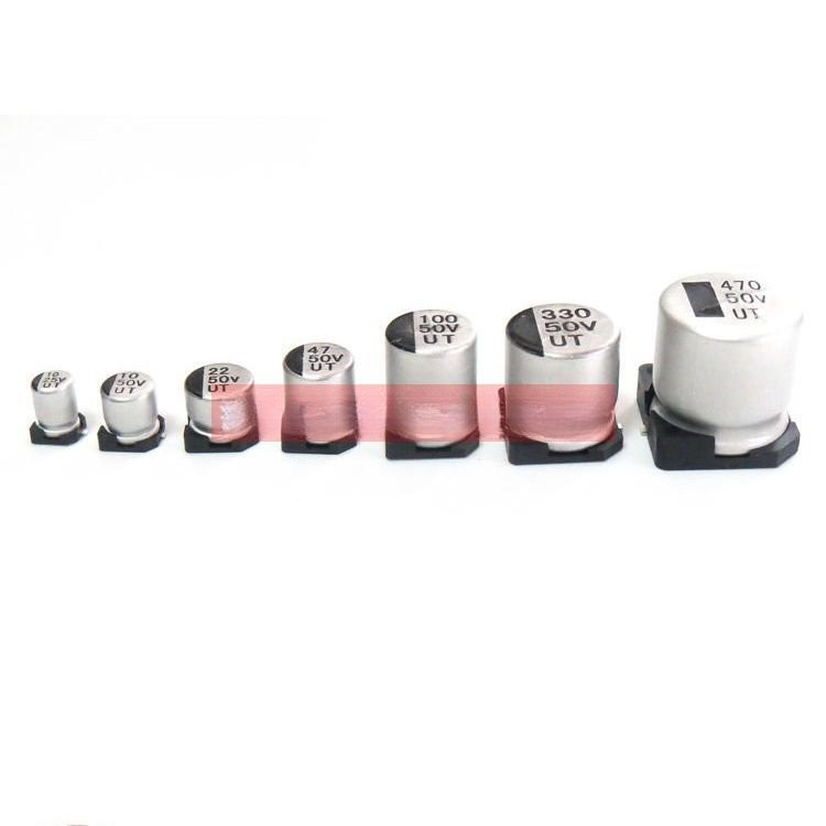 ตัวเก็บประจุอลูมิเนียมอิเล็กโทรลีติค VT/RVT 100UF 10UF 50V 22UF 25V/35V 47UF 16V 5X5.4
