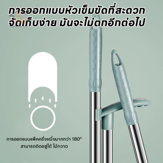 ชุดไม้กวาด ไม้กวาดพร้อมที่ตักขยะ พร้อมที่ตักผง ที่โกยผงชุดที่โกยขยะเอนกประสงค์ มี 3 สีให้เลือก