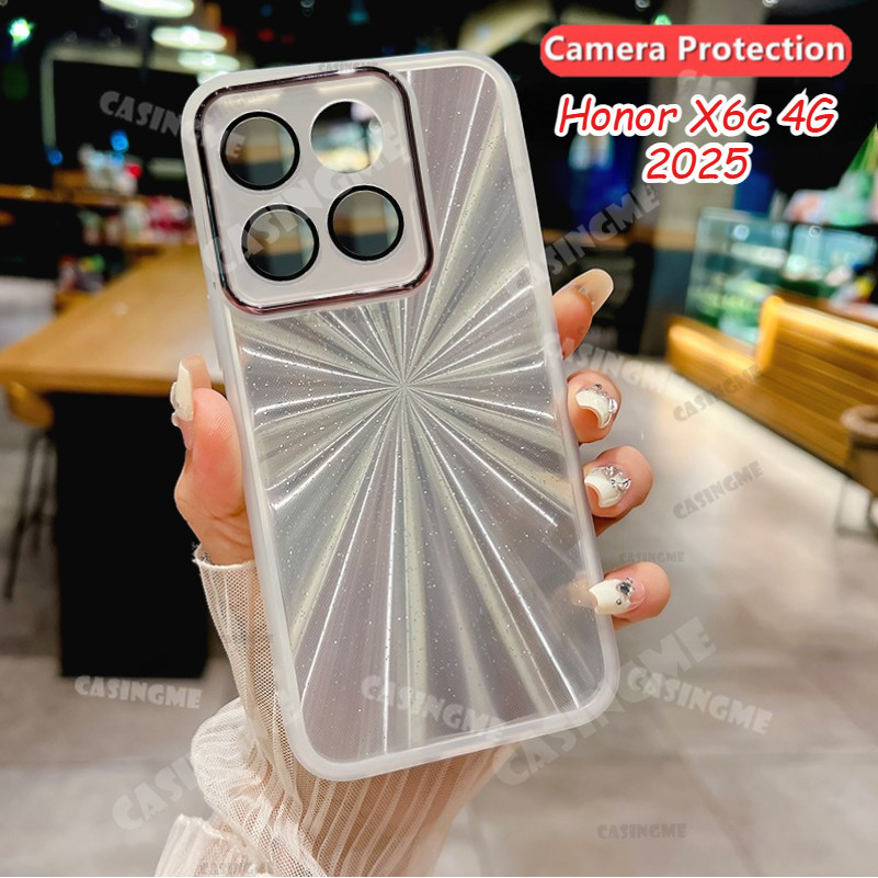 สําหรับ Honor X6c 4G 2025 Gradient แฟลชซิลิโคนสําหรับ Honor X6c HonorX6C X 6 c X6 c 4G 5G 2025 กล้อง