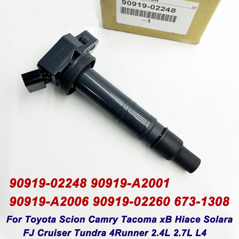 KCTS คอยล์จุดระเบิด 90919-02248 คอยล์จุดระเบิด Toyota Tacoma