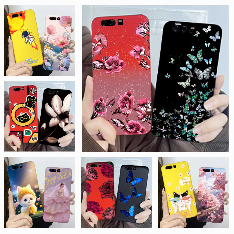 สําหรับ Huawei P10 P10 Plus VTR-L29 VTR-L09 VKY-L29 VKY-L09 ยอดนิยมผีเสื้อดอกไม้ปลอกยางนุ่ม Slim Jelly เคสโทรศัพท์ฝาหลังกันกระแทกกันชน
