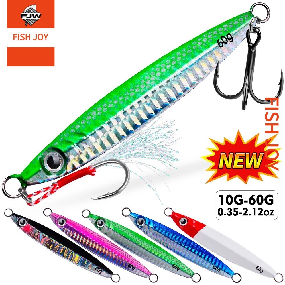 F195 ​​เหยื่อปลอมแผ่นเหล็ก​ สี UV สะท้อนแสง​ ​กระโดดน้ำ 15 องศา​ ​เสียงคลื่นเสียงสูง
