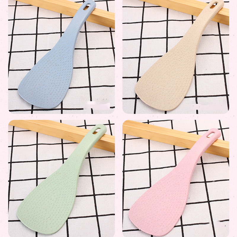 💕ทัพพีตักข้าว ข้าวไม่ติดทัพพี ฟางข้าวสาลี ทัพพีตักข้าวดีไซน์ สวยงาม วัสดุปลอดภัย - รูปที่ 4