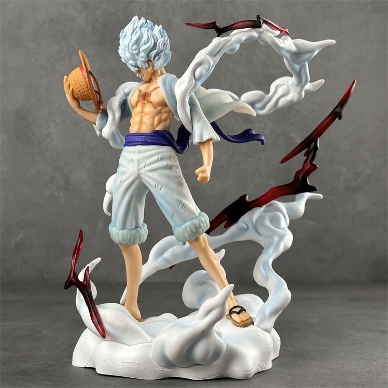26 ซม.One Piece Luffy Gear 5 Thunder Sun God Nika Action Figure อะนิเมะรูป COD สต็อกคอสเพลย์ Action Figure ตุ๊กตาของเล่นสําหรับของขวัญเด็กคอลเลกชันเครื่องประดับรถMLML