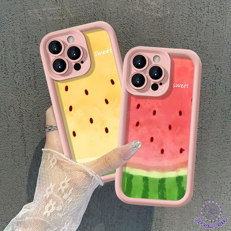 ฤดูร้อนสดชื่นแตงโมแองเจิลตานุ่มเคส infinix Hot 40i 20 30 9 10 11 8 Play Smart 8 7 6 5 Pro POP8 Tecno