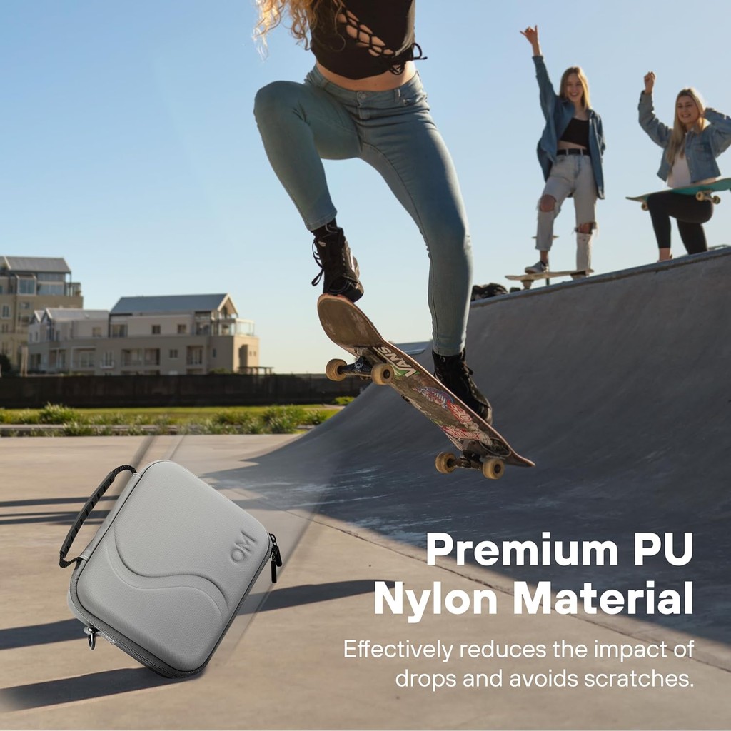 สําหรับ DJI Osmo Mobile 8 กระเป๋าสะพายแบบพกพา PU กันน้ํา DJI OM8, OM7 Universal Joint Stabilizer กระเป๋าเก็บ - รูปที่ 3