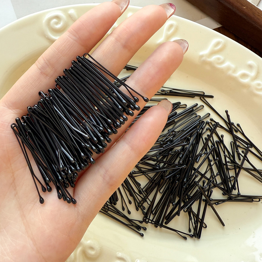 Y2K Minimalist Matte Surface Mini Bobby Pins - กิ๊บติดผมหน้าม้าด้านข้างรูปตัว U 3.5 ซม. สําหรับทรงผมทั้งหมด - รูปที่ 4