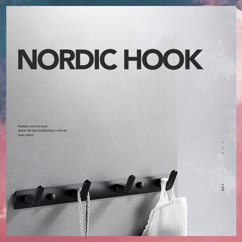 ตะขอติดผนังสําหรับแขวนตกแต่งผนังเหมาะสําหรับห้องโถงสํานักงาน Foyer ห้องครัวห้องน้ํา -A