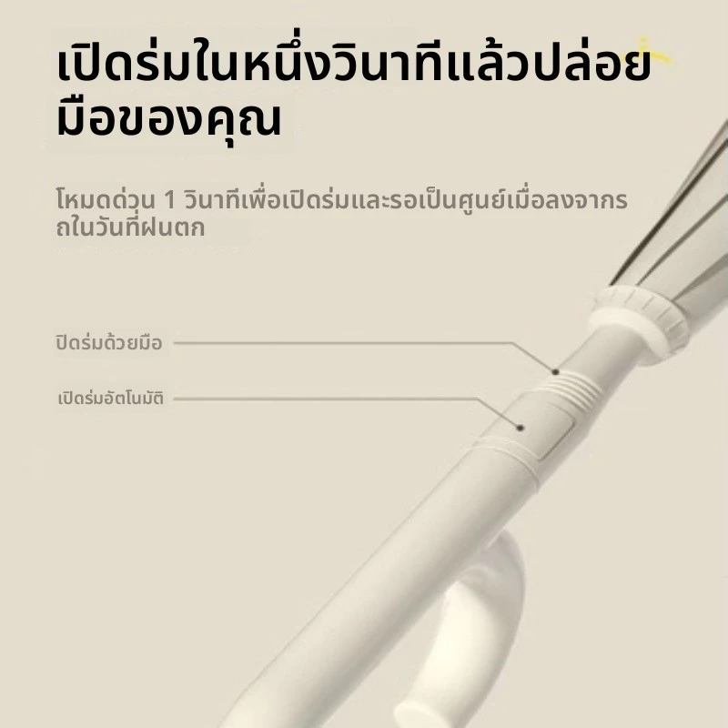 ร่มพับอัตโนมัติแบบย้อนกลับ ร่มขนาดใหญ่กันแดด thumbnail 4
