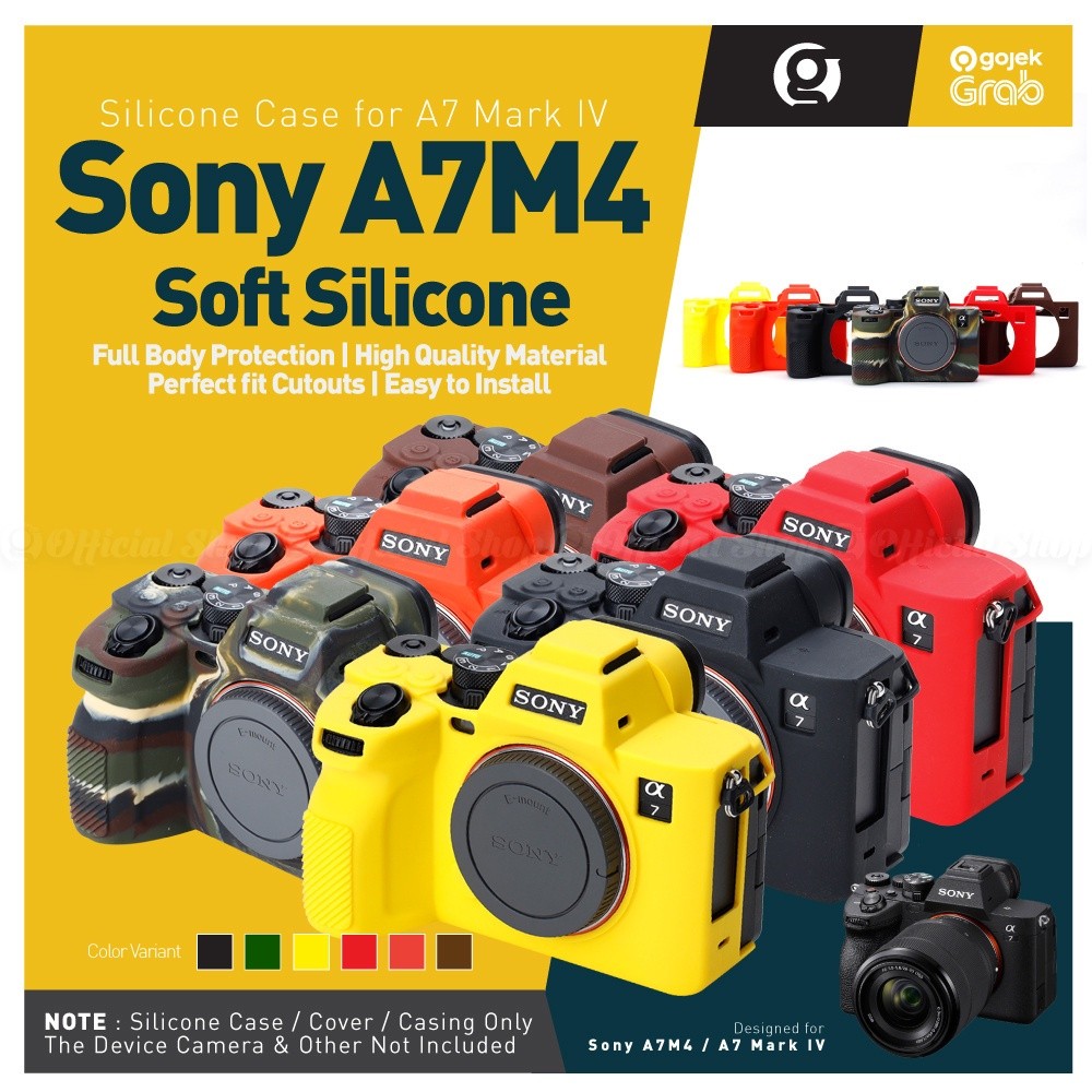 เคสซิลิโคนสําหรับ Sony A7M4 A7IV A7RIV (A74 A7 A7R IV MARK 4 เคสซิลิโคน) ปลอกซิลิโคน