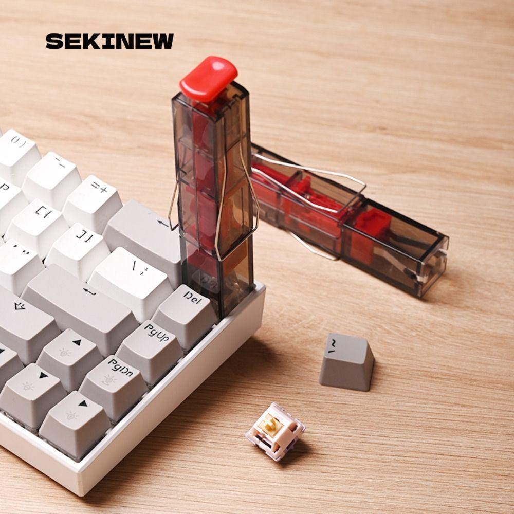 เซกินิว ตัวดึงคีย์แคป,2 ใน 1ลบและเปลี่ยนสวิตช์ดึง,เครื่องมือถอดชิ้นส่วนมัลติฟังก์ชั่นคีย์บอร์ดแบบกลไกเครื่องมือ