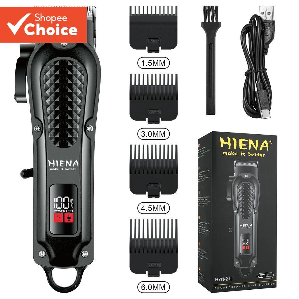 HYN-212 Professional Hair Clipper เครื่องตัดผมไฟฟ้าแบบชาร์จไฟได้ Beard Trimmer เครื่องโกนหนวดผู้ชาย