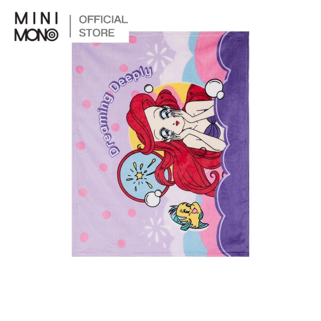 [Mini Mono X Haven] ผ้าห่ม ลาย Disney Princess ขนาด 100X80 ซม.