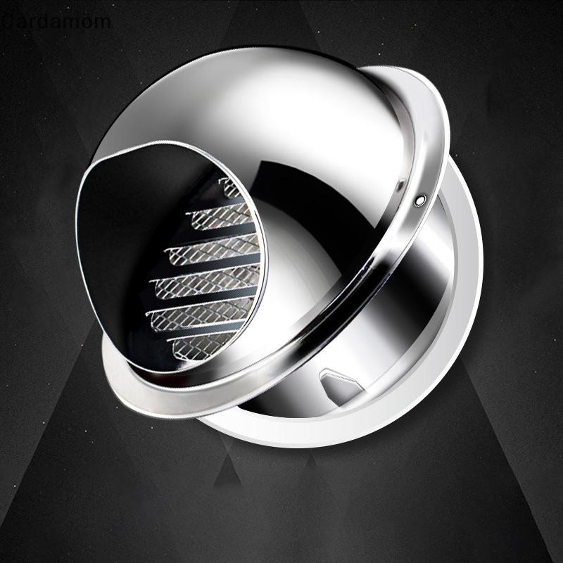 (V & N) Vent Cover Vent Pipe, Stainless Steel Wall Vent Dryer for HVAC System {Cardamom}