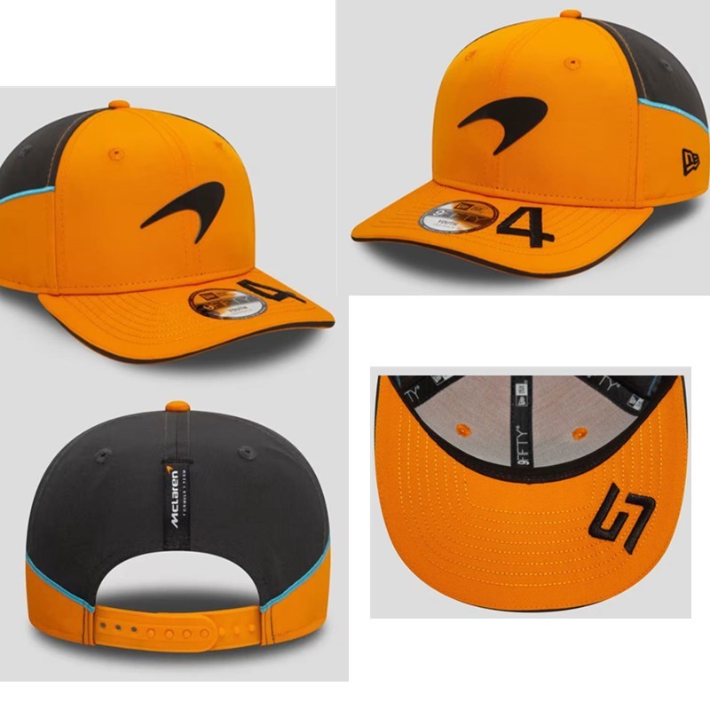 แฟชั่น Topi McLa.reen เบสบอลหมวก F1 Racing หมวกผู้ชายผู้หญิง 9FIFTY Motorsport หมวก New Era Sport Snapback หมวก