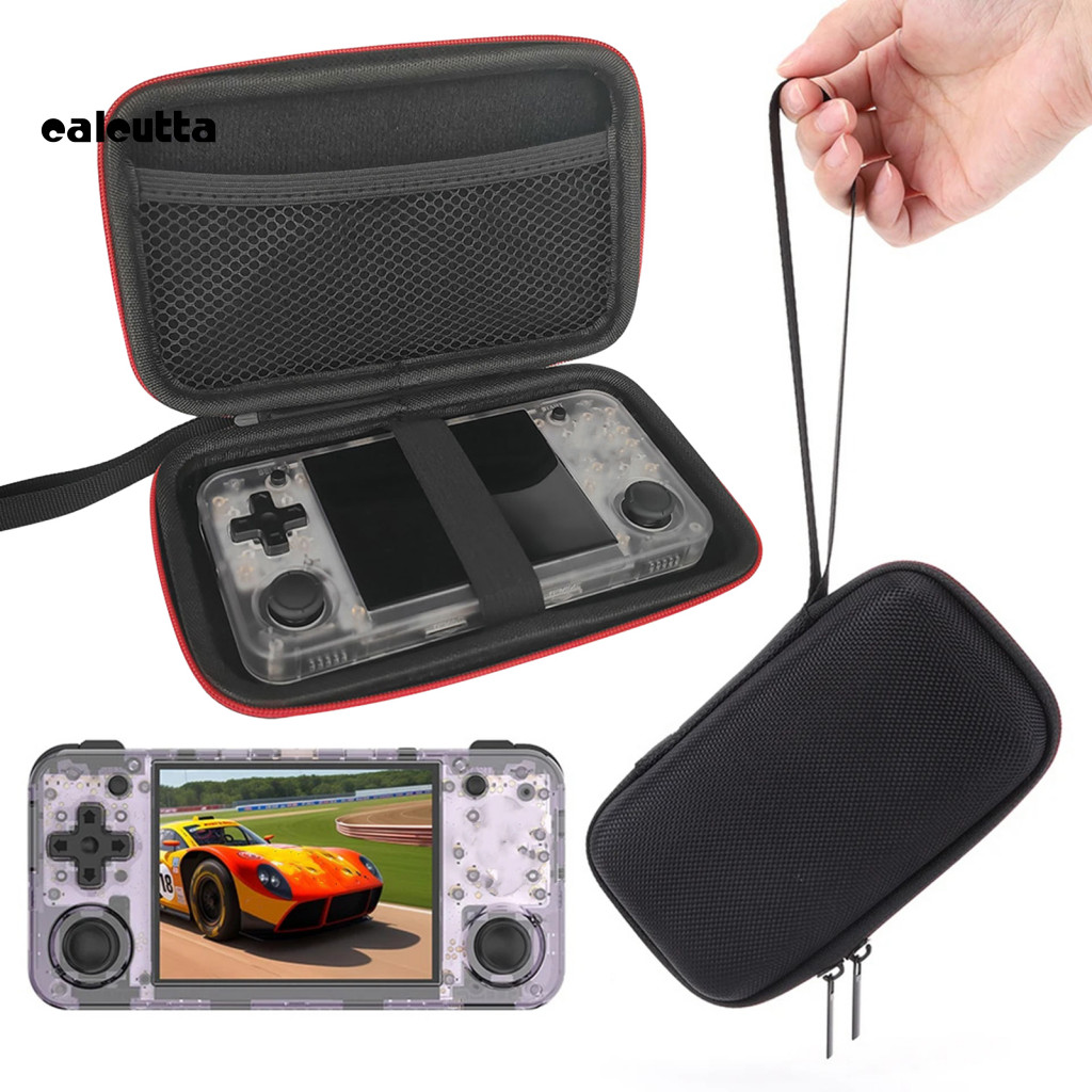 [calcutta] Portable Gaming System Organizer Handheld Gaming Machine Case Anbernic Rg35xx/h34xx Hard Carrying Case กันกระแทกกระเป๋าเก็บแบบพกพาสําหรับเกมคอนโซลทนต่อแรงกระแทก