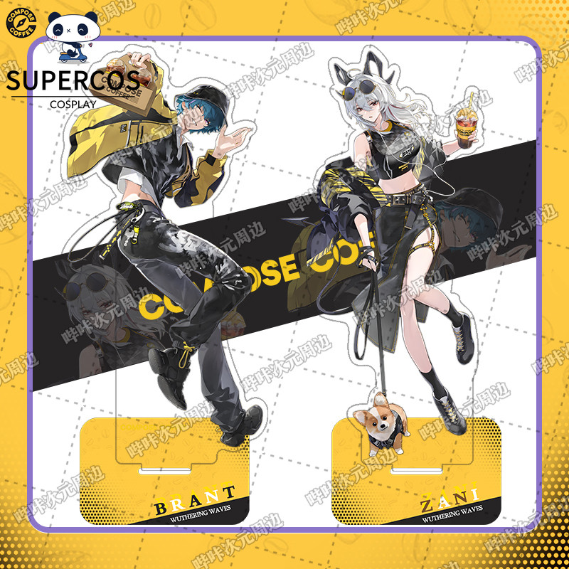 Wuthering Waves*compose Stand Brant Zani อะคริลิค Standee สําหรับตกแต่งของขวัญ