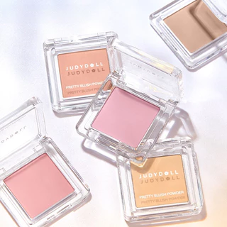 Judydoll Blush Single Color Blush Highlight Contour Purple Peach Matte Natural Creamy Apricot Pinky And Delicate Face Blush